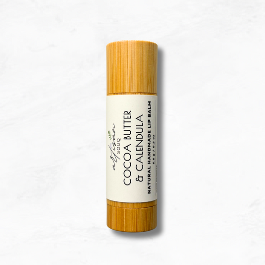 Infused Calendula & Cocoa Butter Natural Handmade Lip Balm - 7g