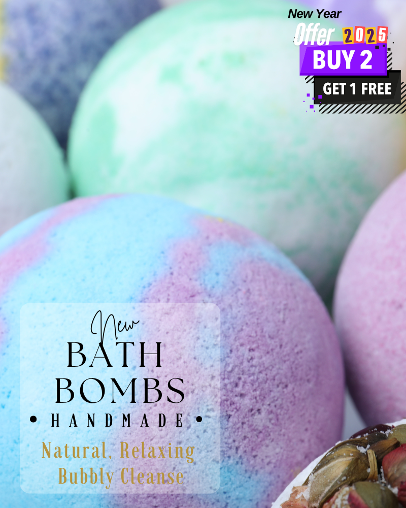 Natural Handmade Bath Bombs