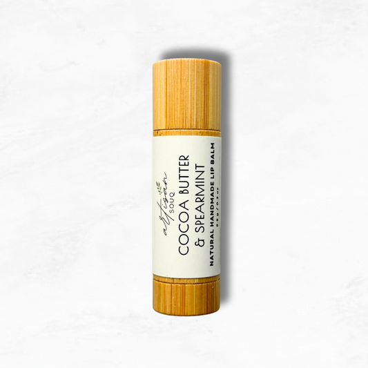 Spearmint Cocoa Butter Natural Handmade Lip Balm - 7g